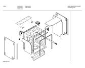 Схема №3 SGIATA1 VA320J5U с изображением Передняя панель для электропосудомоечной машины Bosch 00350657