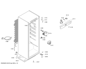 Схема №2 KS38RN96 с изображением Дверь для холодильной камеры Siemens 00248272
