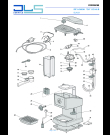 Схема №1 EC146.B с изображением Кабель для электрокофеварки DELONGHI 5013276989