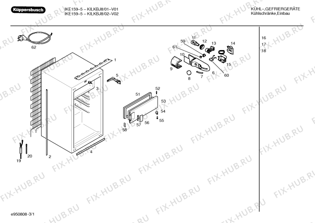 Схема №2 KIRKBN5 IKE209-5 с изображением Поднос для холодильной камеры Bosch 00369570