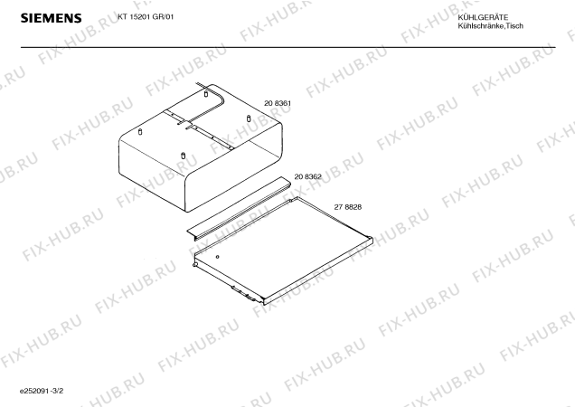 Схема №1 KT15200LGR с изображением Опорная ножка для холодильника Siemens 00068313