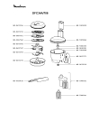Схема №1 DFC311BM/706 с изображением Модуль (плата) управления для кухонного измельчителя Moulinex MS-5909878