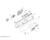 Схема №4 SE44M564EU с изображением Передняя панель для посудомойки Siemens 00666964
