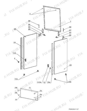 Схема №1 FCM560NWC с изображением Покрытие для плиты (духовки) Electrolux 3422348163