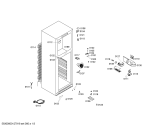 Схема №2 BD2202T с изображением Дверь морозильной камеры для холодильника Bosch 00680040