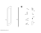 Схема №3 FI24DP32 с изображением Крышка для холодильника Bosch 00749396
