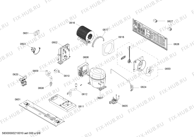 Схема №3 KAD92AI20A с изображением Дверь для холодильника Bosch 00715357