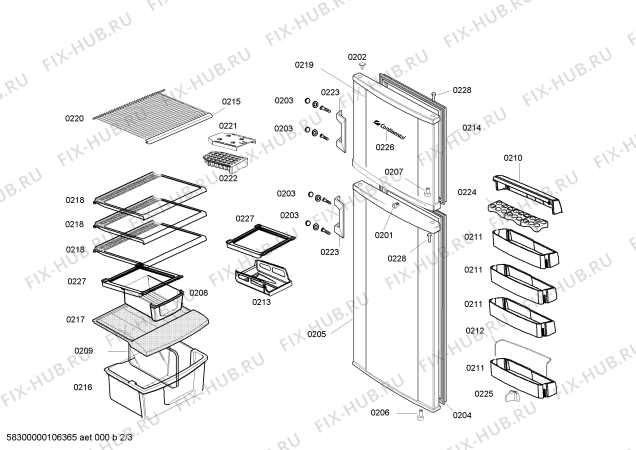 Схема №3 KSV365046K REFRIGERADOR KSV36 220V BRANCO с изображением Защитный выключатель мотора для холодильной камеры Bosch 00494191