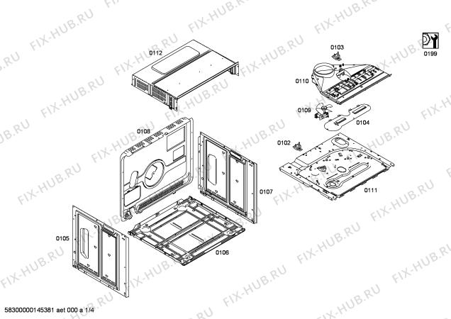 Схема №3 P1HEC33021 с изображением Панель управления для духового шкафа Bosch 00678748