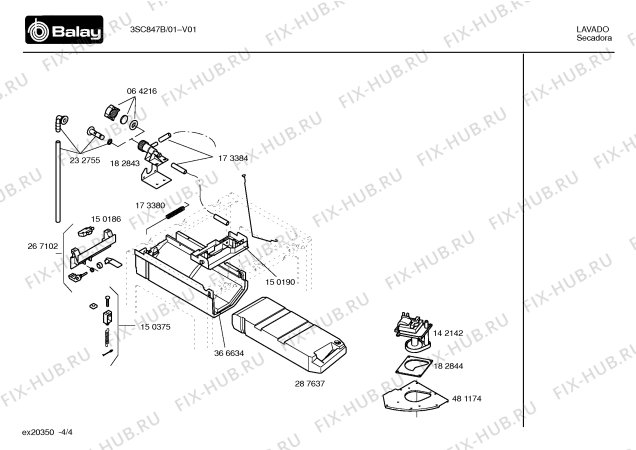 Схема №3 3SC847A SC847 с изображением Клавиатура для сушилки Bosch 00176040