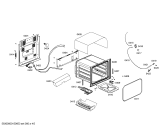 Схема №1 FP120K13SC с изображением Внешняя дверь для плиты (духовки) Bosch 00245375