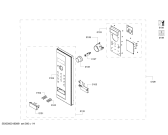 Схема №3 H11WE60S0G с изображением Панель управления для микроволновки Bosch 12012743