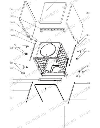 Схема №3 DEDW645S с изображением Пружина для посудомоечной машины DELONGHI DAU1591106