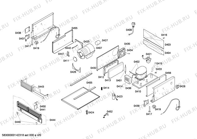 Схема №2 RW464760 с изображением Плата для холодильной камеры Bosch 00681432