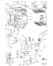 Схема №2 ADG 6450/3 WH с изображением Панель для посудомоечной машины Whirlpool 481245373093