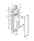 Схема №6 ARG 488/G/BLACK с изображением Дверь для холодильника Whirlpool 481245078016
