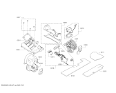 Схема №4 BGS6PRO1 BOSCH Home Professional с изображением Крышка для пылесоса Bosch 00704674