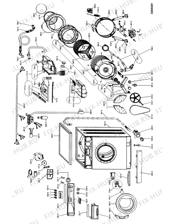 Схема №1 AWG 334 с изображением Крышечка для стиральной машины Whirlpool 481946279935