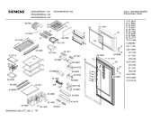 Схема №2 KS49U620SA с изображением Дверь для холодильника Siemens 00240839