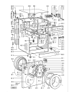 Схема №1 AWM 026/WS-D,A с изображением Рукоятка для стиральной машины Whirlpool 481249818142