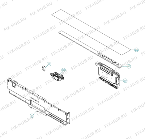 Взрыв-схема посудомоечной машины Asko D5893 XXL FI CE   -Titan FI Soft (338057, DW70.4) - Схема узла 06