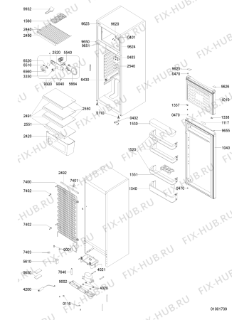 Схема №1 KDA 2860 с изображением Микрокомпрессор для холодильной камеры Whirlpool 481236039085