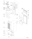 Схема №1 ARC 2283/AL с изображением Дверка для холодильной камеры Whirlpool 480132100677