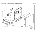 Схема №4 SE28A230II white edition с изображением Передняя панель для посудомоечной машины Siemens 00366366