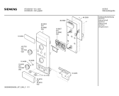 Схема №3 HF23524 с изображением Панель управления для свч печи Siemens 00364818