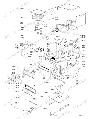 Схема №1 MWN410W2 (F090892) с изображением Наставление для свч печи Indesit C00363916