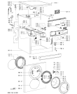 Схема №1 AWO/D 1446 EX с изображением Обшивка для стиральной машины Whirlpool 481245310614