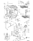 Схема №1 GSUK 4507/1 BR с изображением Панель для посудомоечной машины Whirlpool 480140102203
