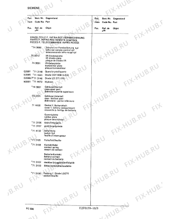 Схема №6 FC5839 с изображением Транзистор для жк-телевизора Siemens 00711929