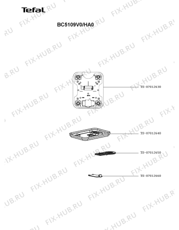 Схема №1 BC5109V0/HA0 с изображением Покрытие для электровесов Tefal TS-07012630