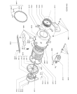 Схема №1 AWG 154 с изображением Кнопка, ручка переключения для стиральной машины Whirlpool 481241318231