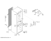 Схема №1 KGN36HN6 с изображением Дверь морозильной камеры для холодильника Bosch 00680108