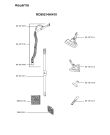 Схема №2 RO593311/410 с изображением Электромотор для электропылесоса Rowenta RS-RT3710
