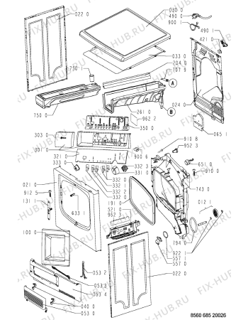 Схема №1 TRKK 6850/2 с изображением Микромодуль для электросушки Whirlpool 481221479786