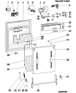 Схема №2 DI650A (F042062) с изображением Панель управления для посудомойки Indesit C00145477