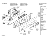 Схема №1 SGS6902II с изображением Передняя панель для электропосудомоечной машины Bosch 00350591