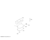 Схема №3 RW424260 с изображением Шарнирный болт для холодильника Bosch 00606511