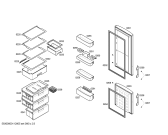 Схема №2 3KE5730A с изображением Дверь для холодильника Bosch 00240679