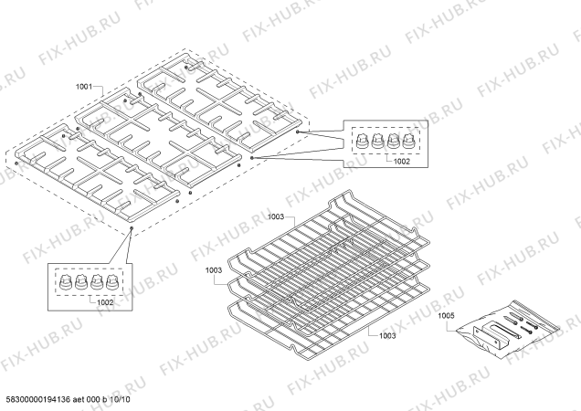 Схема №4 HGIP054UC Bosch с изображением Труба для электропечи Bosch 11004064