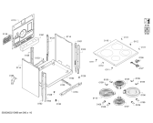 Схема №3 PHSR49250 с изображением Стеклокерамика для электропечи Bosch 00717588