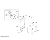 Схема №6 S58E47X2RU Made in Germany с изображением Передняя панель для электропосудомоечной машины Bosch 11020488