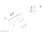 Схема №4 SPU40E22SK Aqua Stop с изображением Передняя панель для электропосудомоечной машины Bosch 00745996