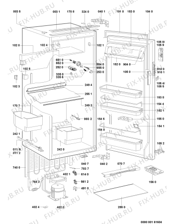Схема №1 FR206APP с изображением Дверь для холодильника Whirlpool 481231039283