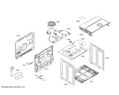 Схема №4 HB08LD24P0 H.LO.PY.L2D.IN.GLASS.ML/.X.E3_COT/ с изображением Корпус для духового шкафа Siemens 00775878