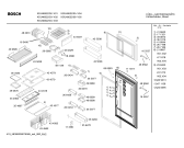 Схема №1 KSU40620 с изображением Дверь для холодильной камеры Bosch 00240695