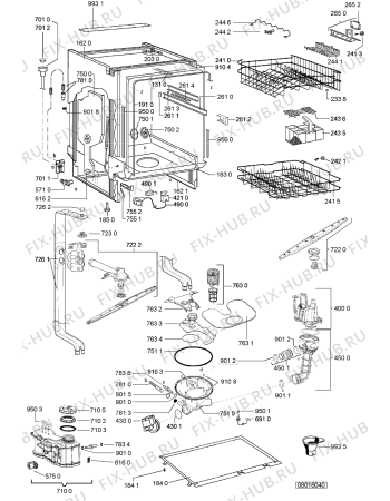 Схема №2 ADG 7556/1 с изображением Микромодуль для посудомойки Whirlpool 480140102537